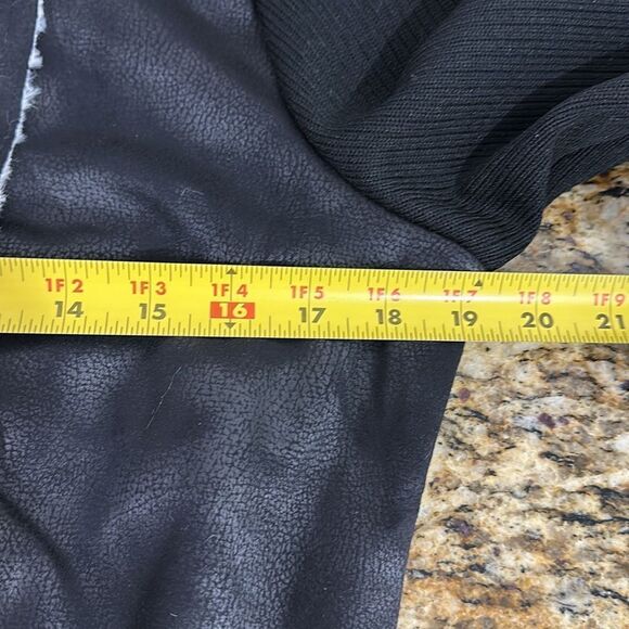 Wooly Bully Women's Black Wonderful Wrap Open Front Jacket Size S - Picture 8 of 9